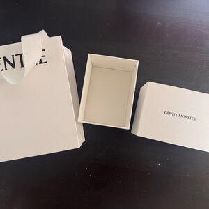 Gentle Monster Cream Box and Bag Set